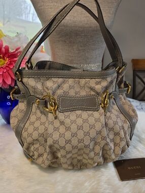 Gucci Jockey Hobo Large EUC